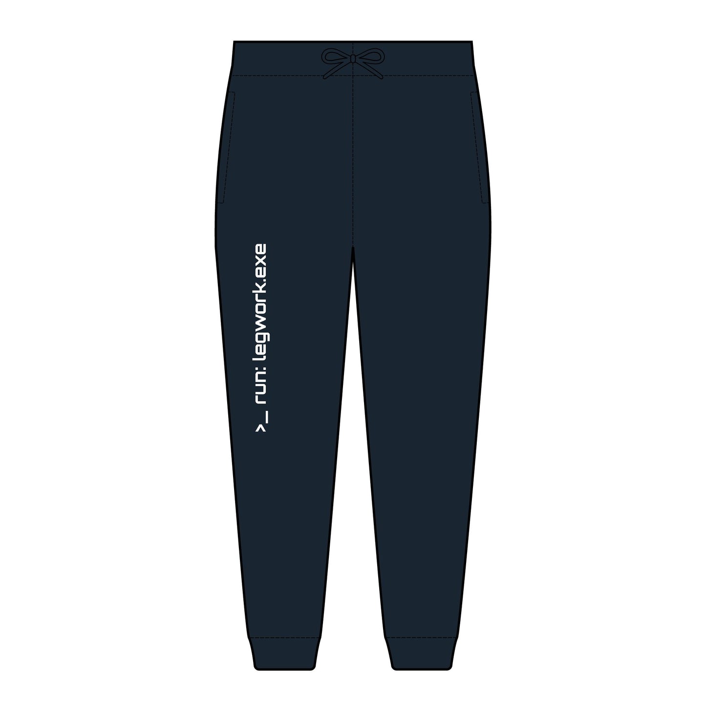 >_ run: legwork.exe file Unisex Fleece Jogger
