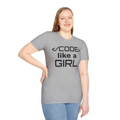 Code Like A Girl Unisex Tee