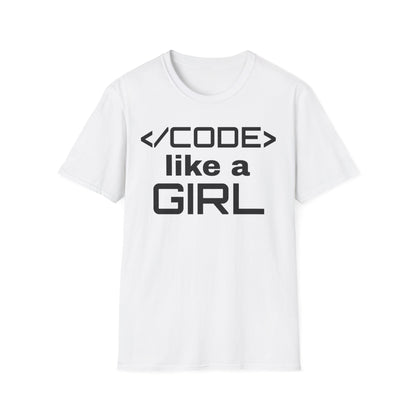 Code Like A Girl Unisex Tee