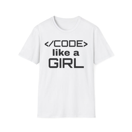 Code Like A Girl Unisex Tee