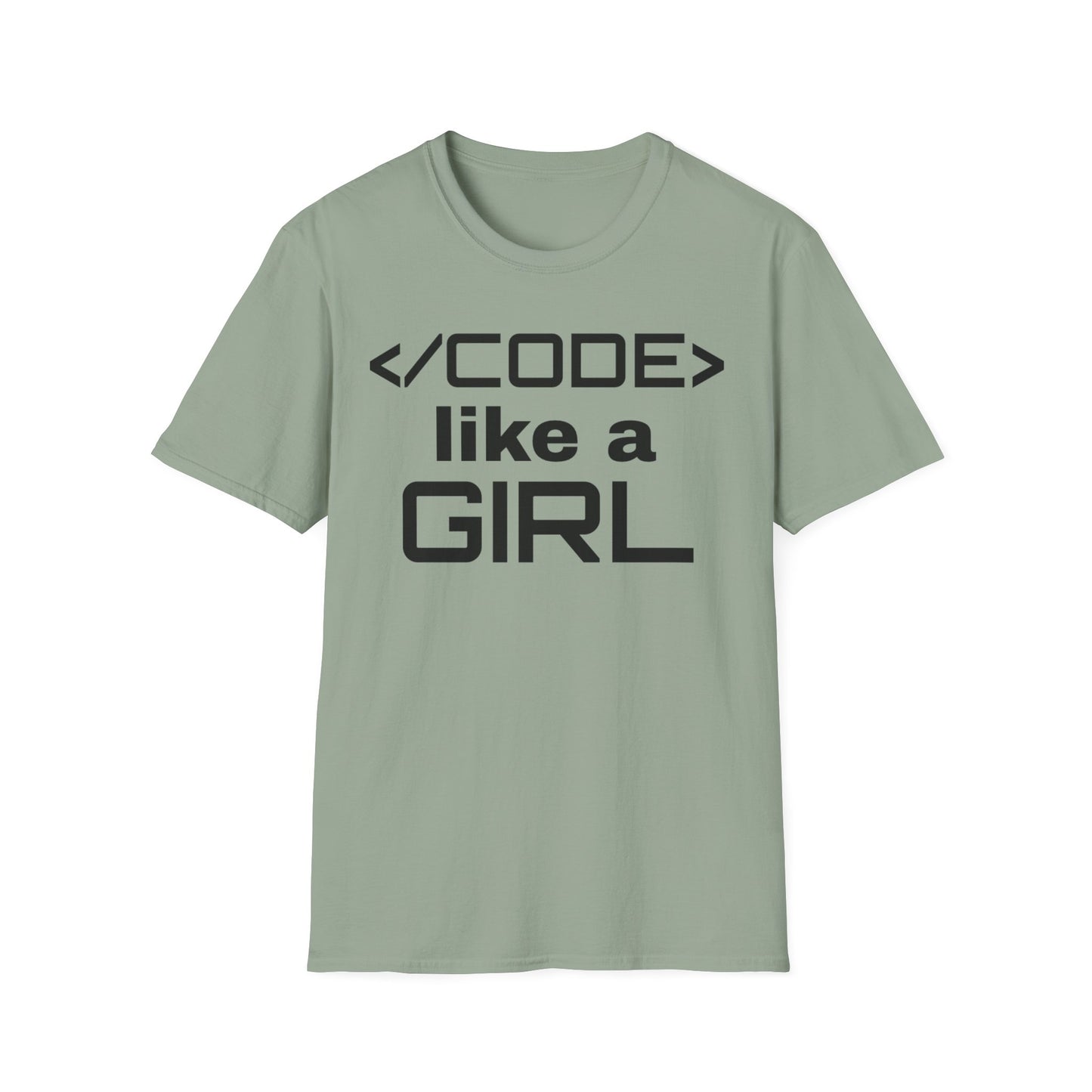Code Like A Girl Unisex Tee