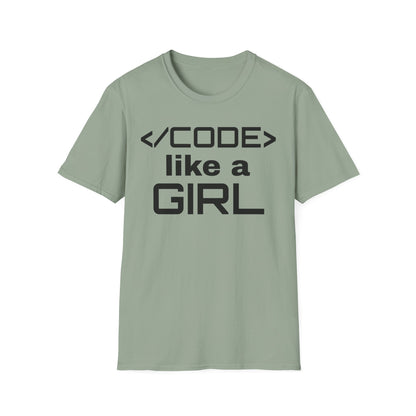 Code Like A Girl Unisex Tee