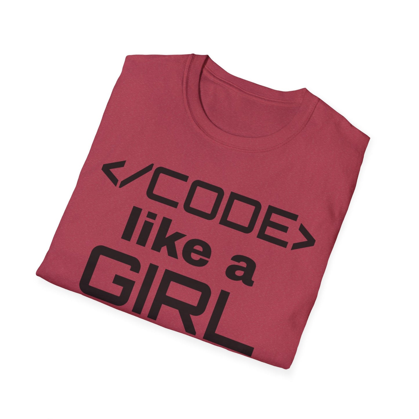 Code Like A Girl Unisex Tee