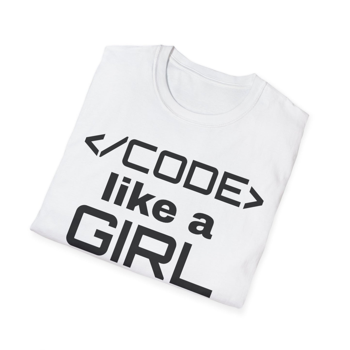Code Like A Girl Unisex Tee