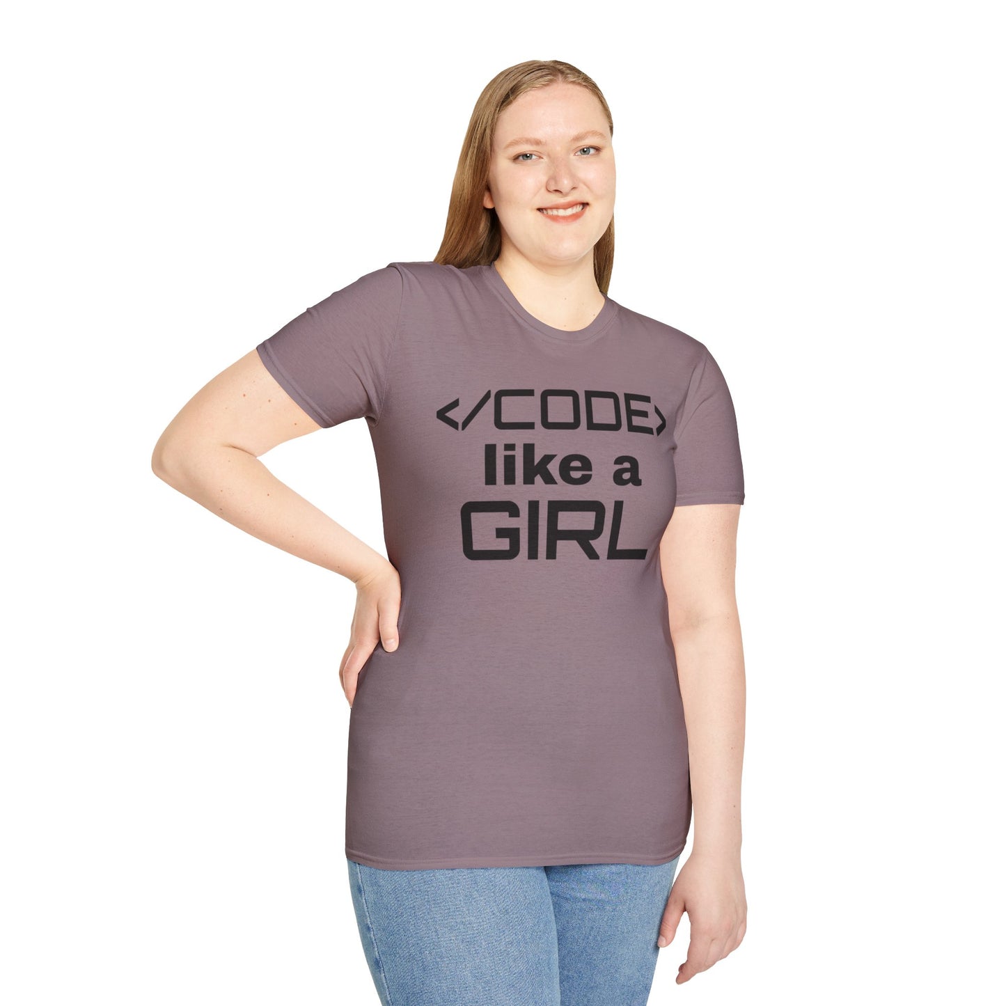 Code Like A Girl Unisex Tee