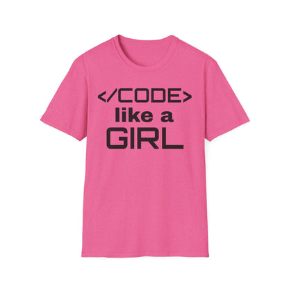 Code Like A Girl Unisex Tee