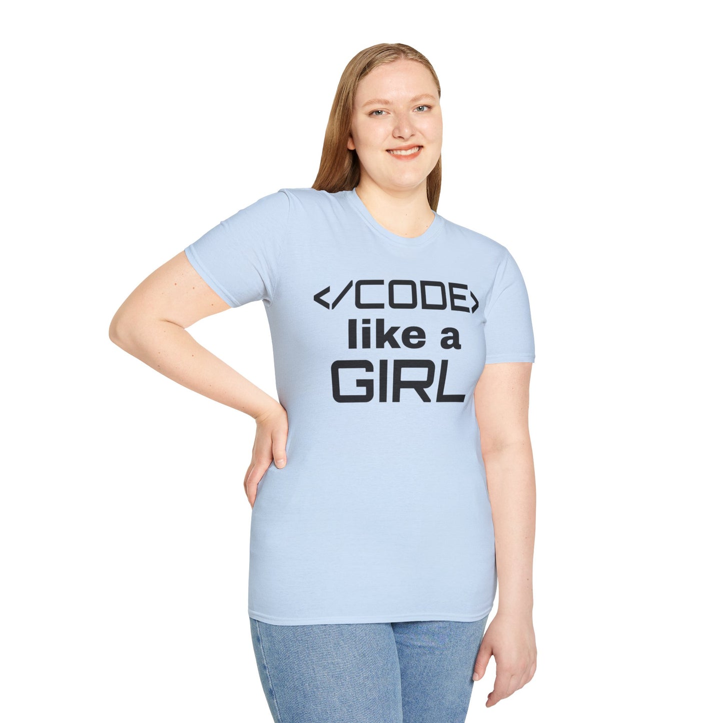 Code Like A Girl Unisex Tee
