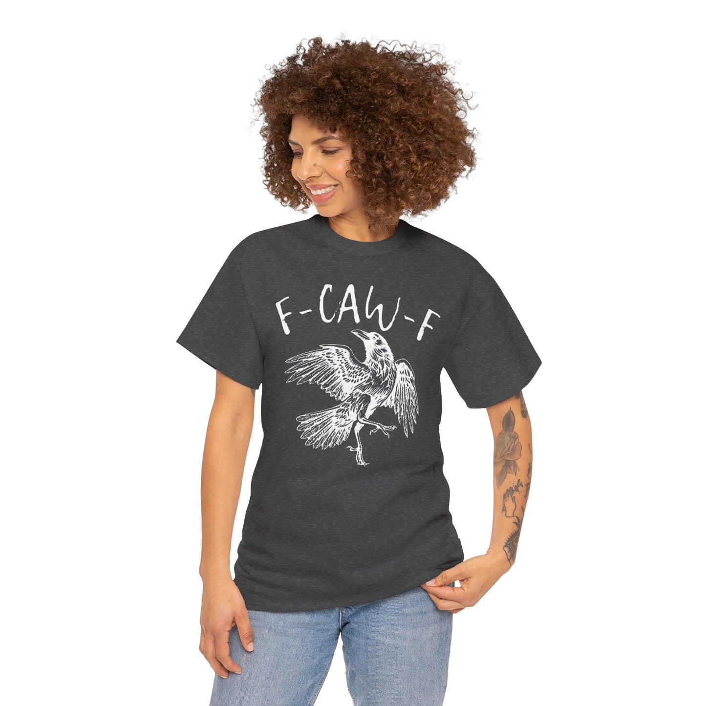 F-Caw-F Graphic Tee - Unisex Style, Eco-Friendly