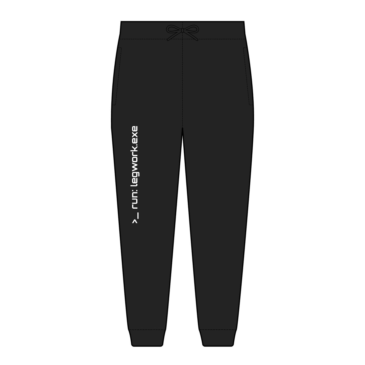 >_ run: legwork.exe file Unisex Fleece Jogger
