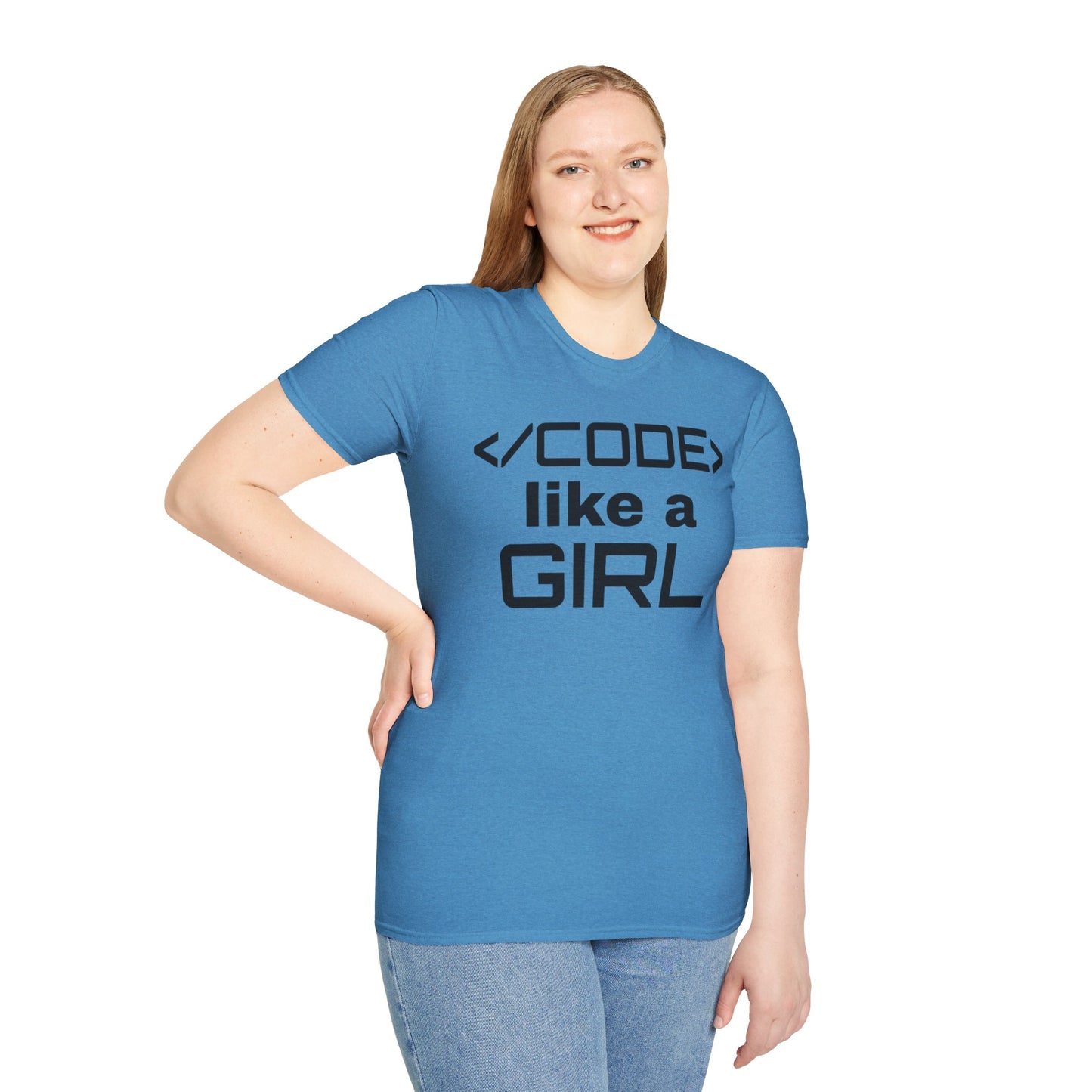 Code Like A Girl Unisex Tee