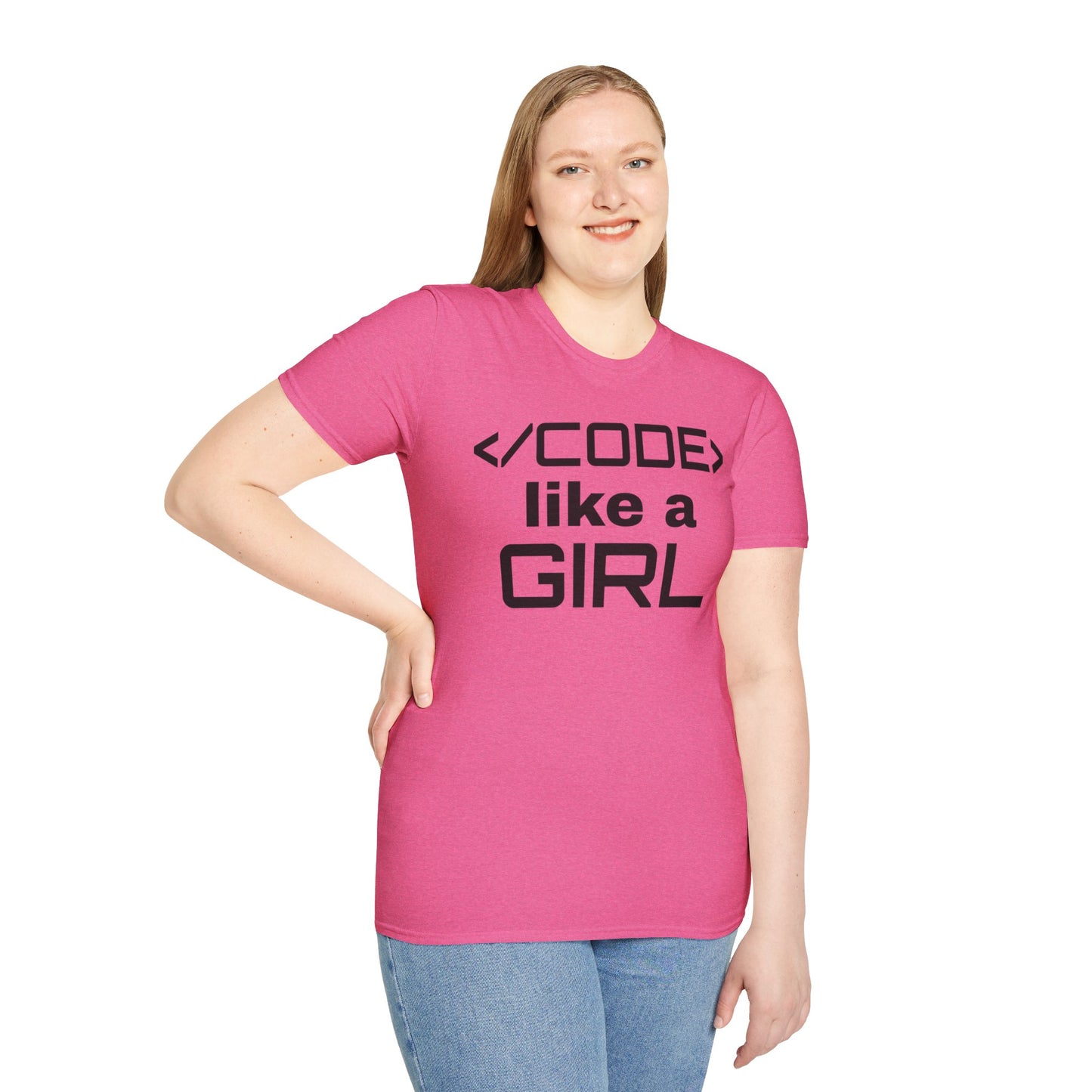 Code Like A Girl Unisex Tee