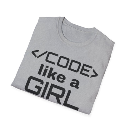 Code Like A Girl Unisex Tee