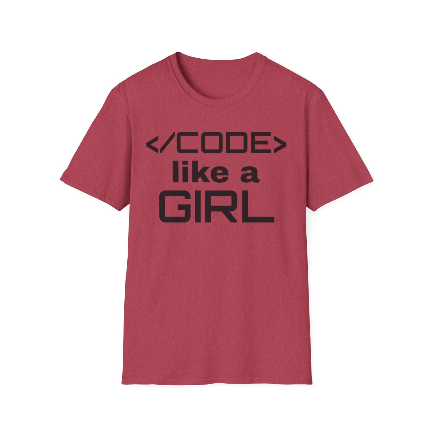 Code Like A Girl Unisex Tee