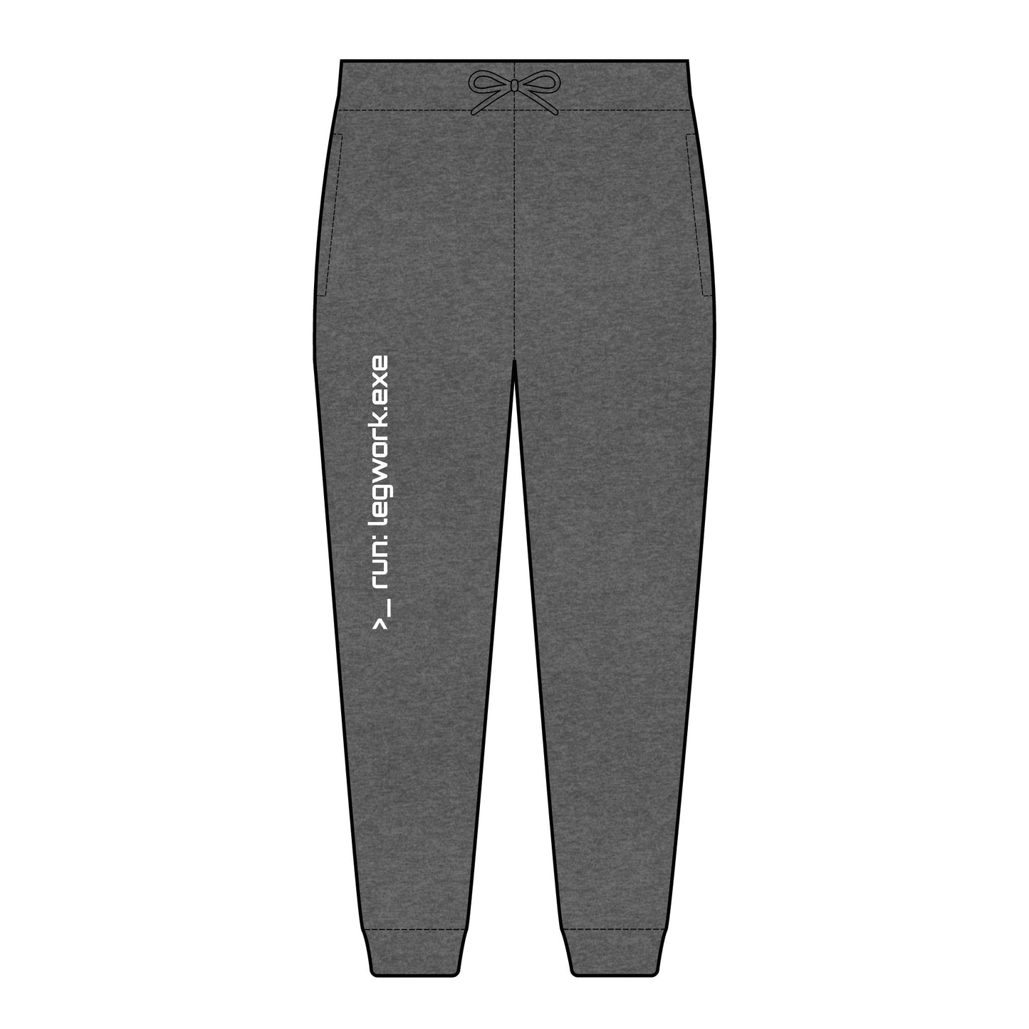 >_ run: legwork.exe file Unisex Fleece Jogger