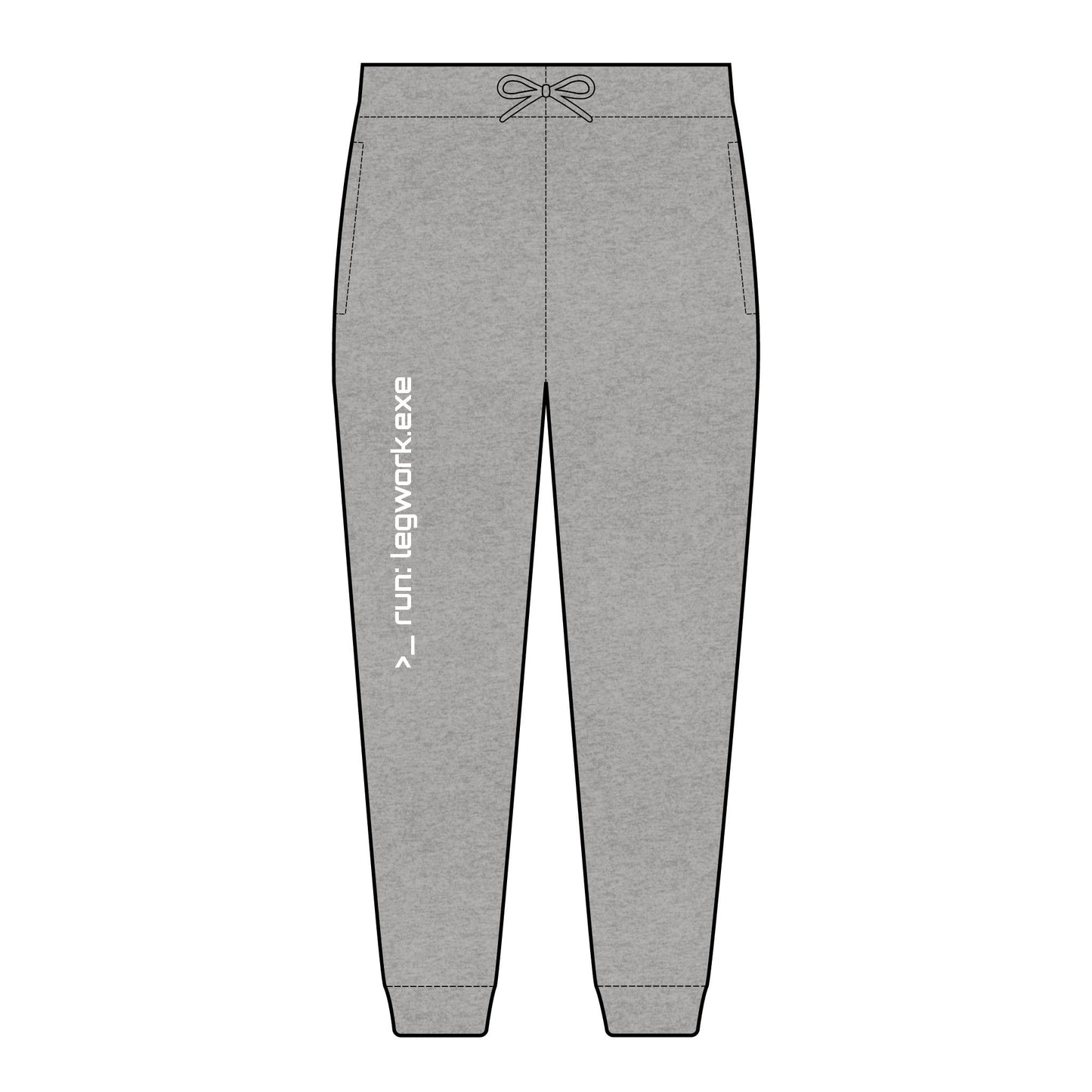 >_ run: legwork.exe file Unisex Fleece Jogger