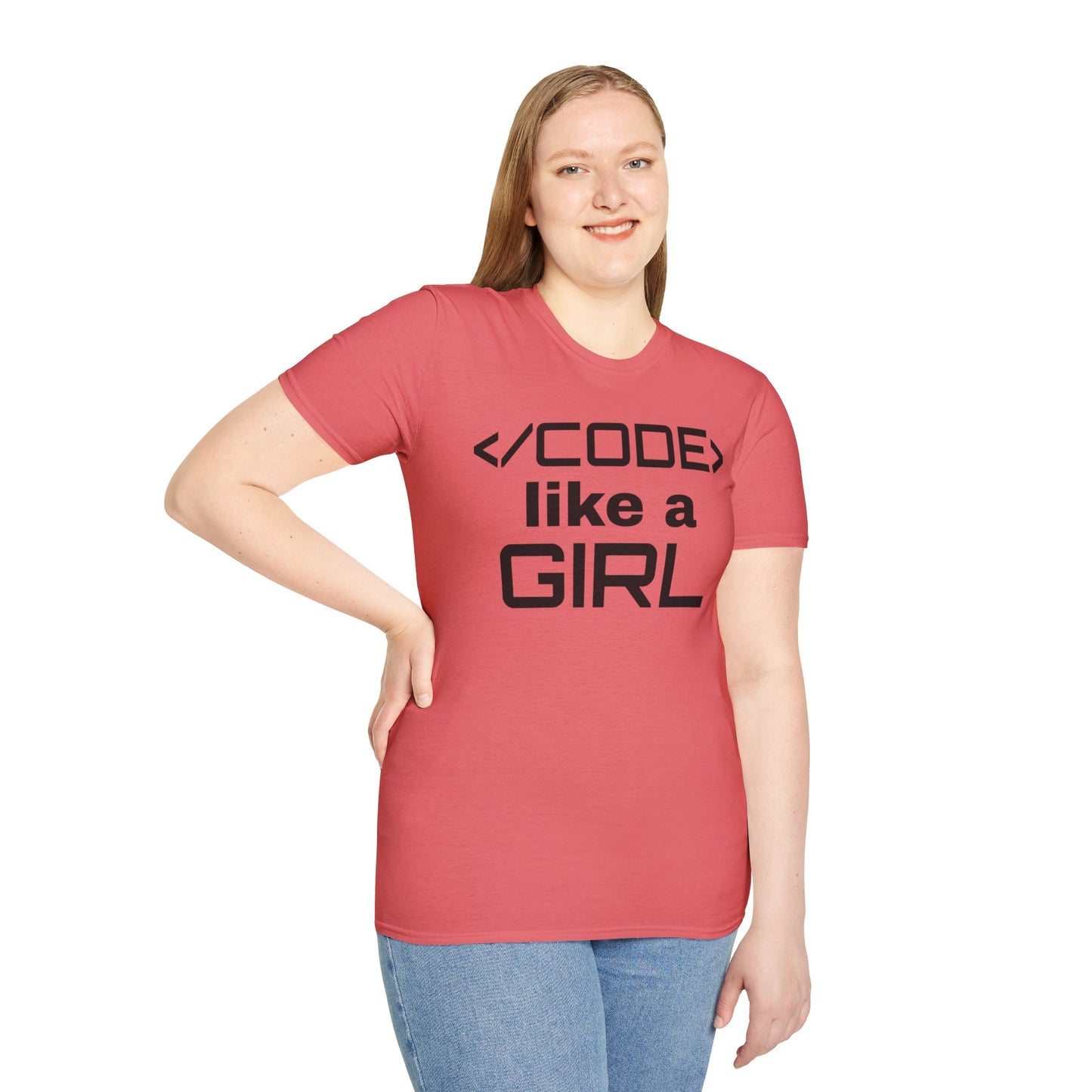 Code Like A Girl Unisex Tee