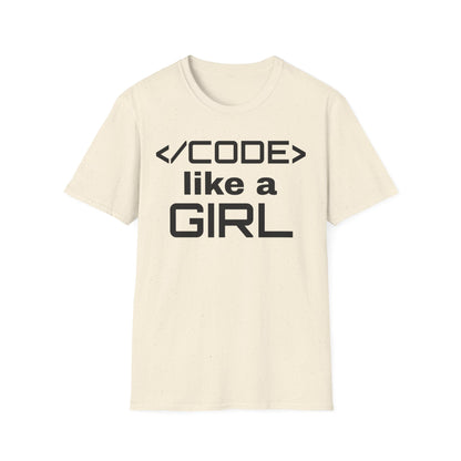 Code Like A Girl Unisex Tee