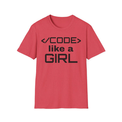 Code Like A Girl Unisex Tee