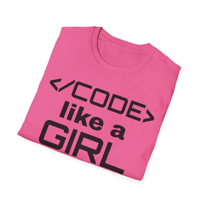 Code Like A Girl Unisex Tee
