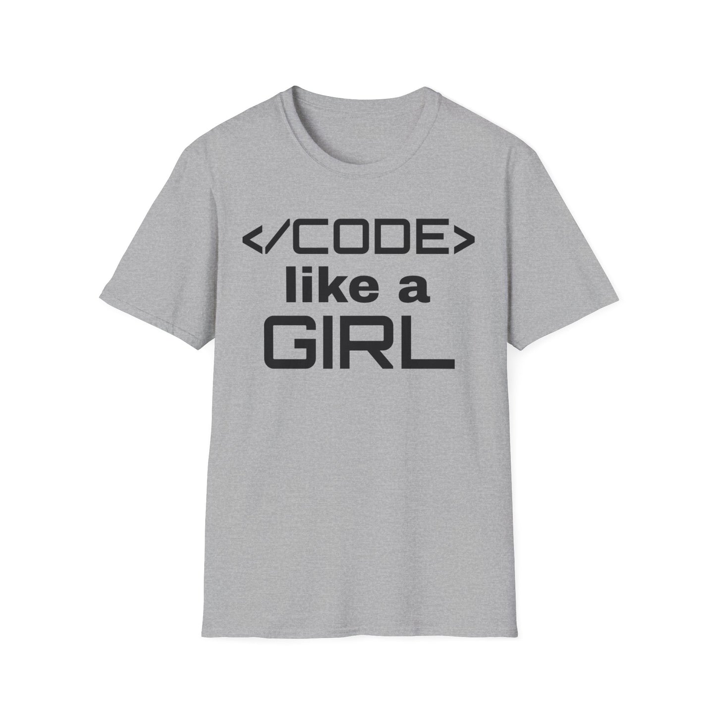 Code Like A Girl Unisex Tee