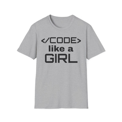 Code Like A Girl Unisex Tee