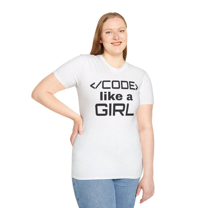 Code Like A Girl Unisex Tee