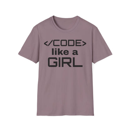Code Like A Girl Unisex Tee