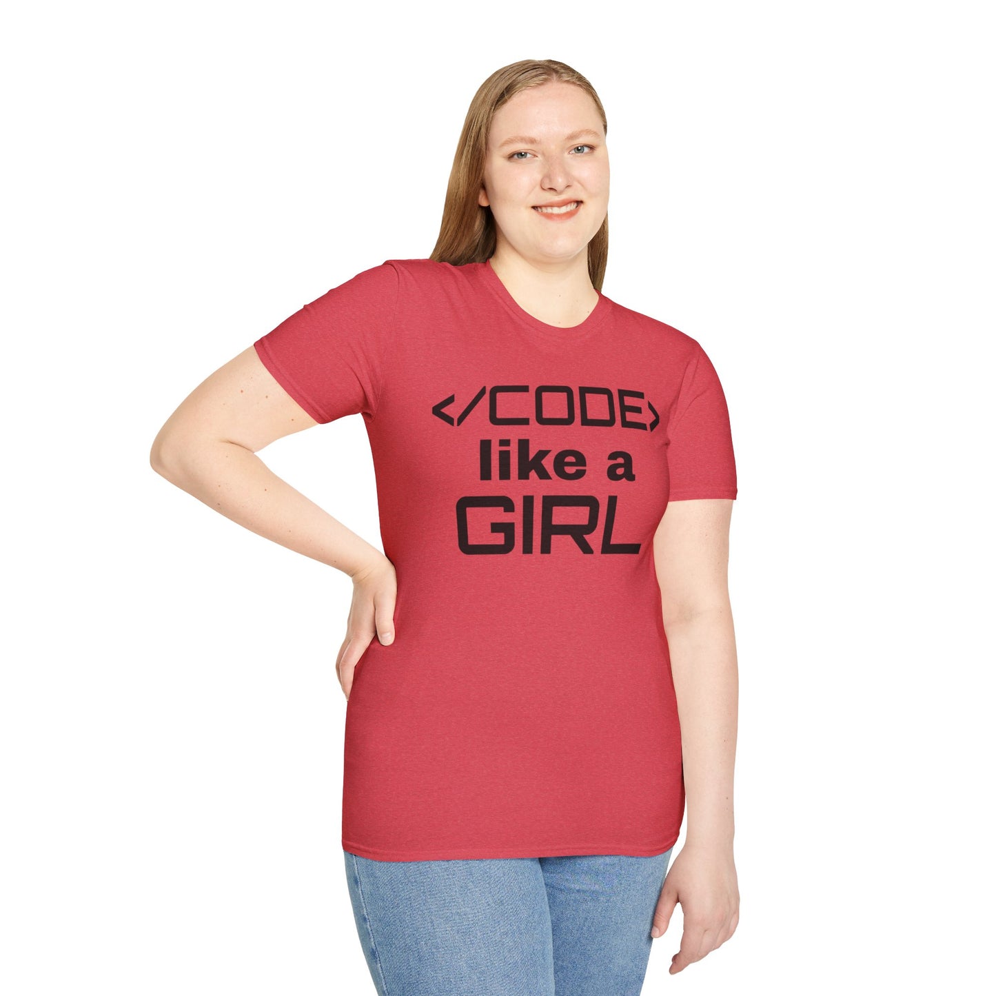 Code Like A Girl Unisex Tee