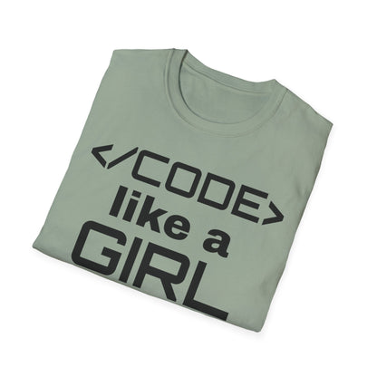 Code Like A Girl Unisex Tee
